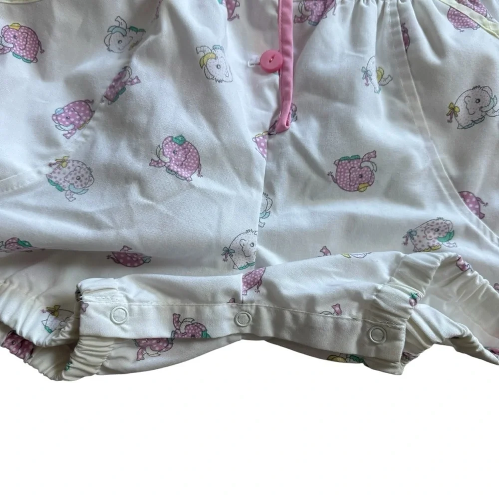 Vintage Pastel Baby Girl One Piece Romper Size 12-24 months
